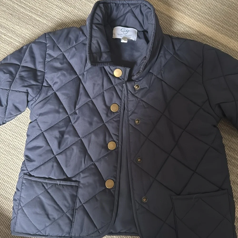 CZ by Carolina Zapf EUC Like New Unisex Quilted Jacket Snap Closure - Picture 2 of 6